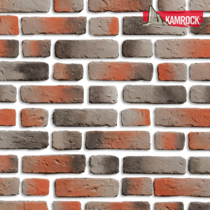 Искусственный камень тычковый Kamrock Античный кирпич 33710 серый – купить в Москве
