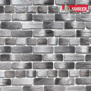 Искусственный камень ложковый Kamrock Ганзейский кирпич 35010 серый – купить в Москве