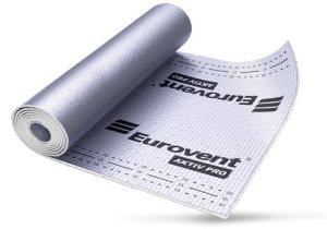 Пароизоляционная мембрана Eurovent Aktiv PRO 830 г/м2 25х1 м алюминиевый – купить в Москве