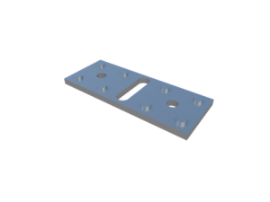 Пластина стальная крепежная для Line Frame регулируемая Level Plate Bind – купить в Москве