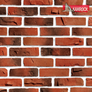 Искусственный камень ложковый Kamrock Клинкерный кирпич 34090 красный – купить в Москве
