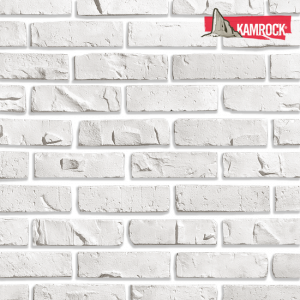 Искусственный камень ложковый Kamrock Клинкерный кирпич 34020 белый – купить в Москве