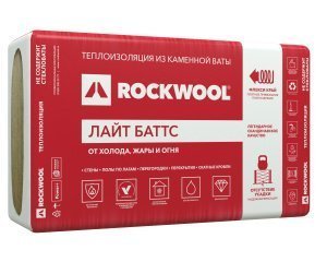 Теплоизоляция Rockwool Лайт Баттс 1000х600х50 – купить в Москве