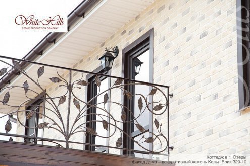 Искусственный камень плоский White Hills Кельн Брик 320-10 бежевый рис 5