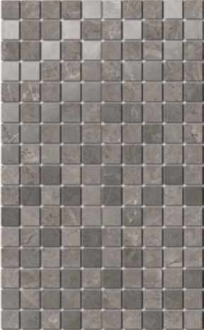 Керамическая плитка Kerama Marazzi Гран Пале cерый глянцевая 400х250х8мм декор мозаичный MM6361 рис 1