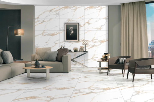 Керамогранит Avroria Ceramica Statuario Dior полированная 1200х600х10 мм рядовая плитка AM22-15 рис 2