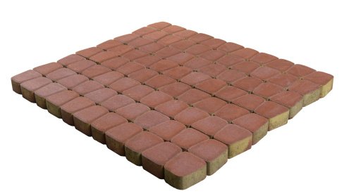 Тротуарная плитка Braer Standart Классико круговая винный частичный прокрас 110/73х115х60 мм рис 5