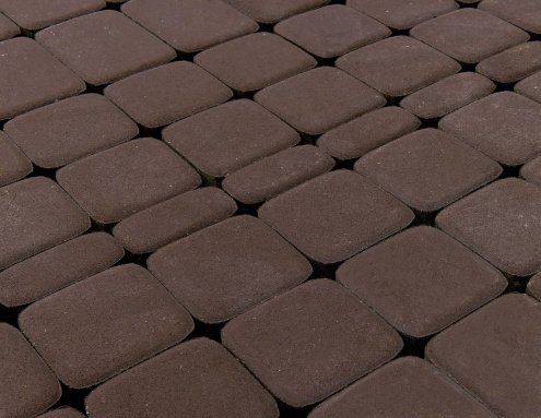 Тротуарная плитка Braer Standart Классико коричневый частичный прокрас 57/115/172х115х60 мм рис 1