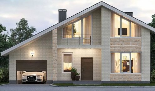 Искусственный камень плоский Eco Stone Эдмонтон 13 бежевый рис 3