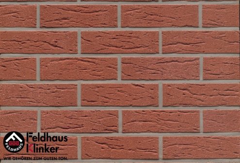 Кирпич клинкерный Feldhaus Klinker М1000 K435NF 240х115х71 Carmesi Mana рельефный с песком рис 4