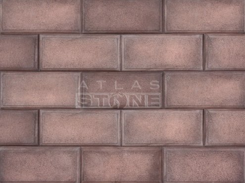 Искусственный камень угловой Atlas Stone Пальмира 506 красный рис 1