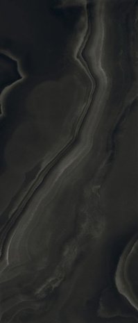 Керамогранит Rex Ceramiche Eccentric luxe Smoky Black Glossy неглазурованная 2800х1200х6 мм рядовая плитка 778820 рис 1