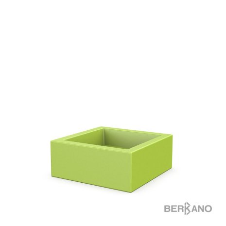 Кашпо Berkano Quarter 20 DB, тип дна: двойное, размер: 50x50x20см, цвет: Spring Green, арт.220_046_16 рис 1