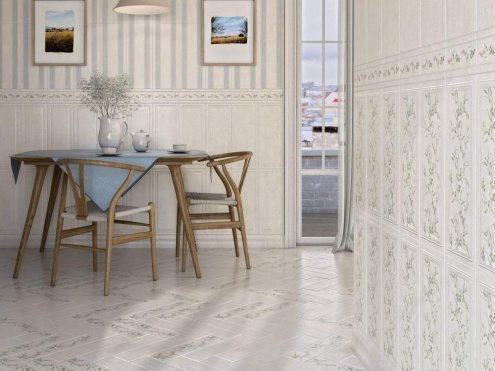 Керамическая плитка Kerama Marazzi Кантри Шик белый матовая 500х200х8мм рядовая плитка 7187 рис 2