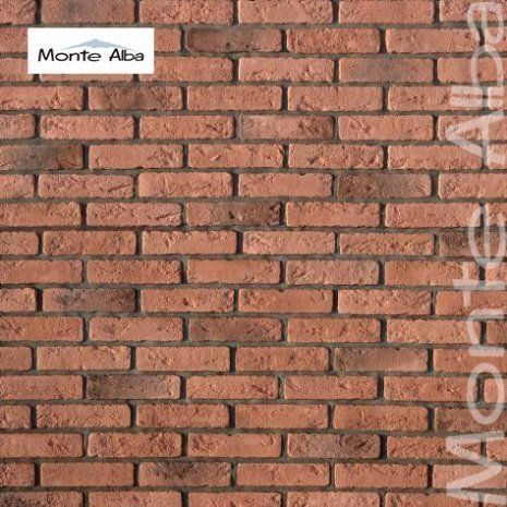 Гипсовая плитка плоская Monte Alba Эллинбрик А320-70 коричневый рис 1