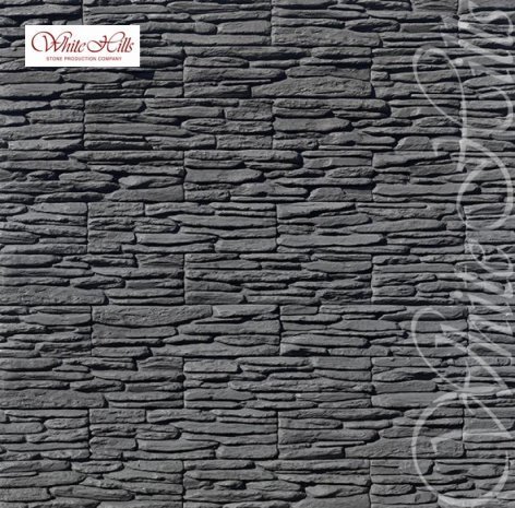 Искусственный камень плоский White Hills Ист Ридж 269-80 черный рис 1
