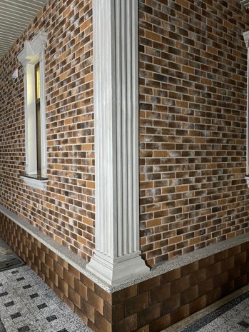 Искусственный камень угловой Leonardo Stone Лион 485 красный рис 3