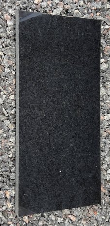 Гранитная плита Алтай Black полированный 600х300х20 мм рядовая плитка HAF-003 рис 2