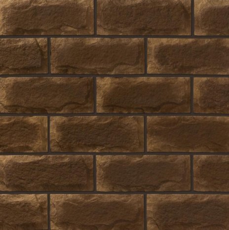 Искусственный камень плоский Leonardo Stone Турин 370/длина 29,3см коричневый рис 1