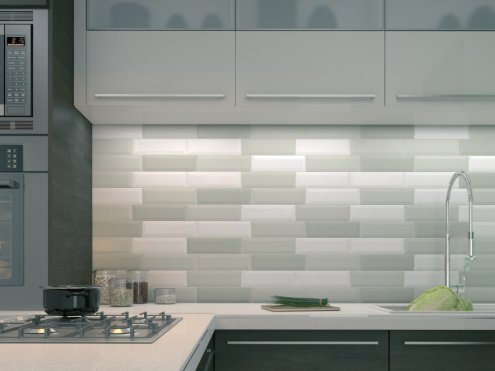 Керамическая плитка Kerama Marazzi Гамма фисташковый светлый матовая 285х85х9,2мм рядовая плитка 9003 рис 2