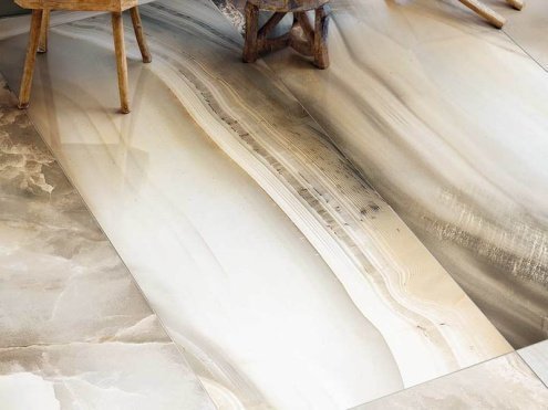 Керамогранит Rex Ceramiche Alabastri Di Rex Bamboo Luc Ret ретифицированная 2400х1200х6мм рядовая плитка 745917 рис 2
