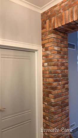 Искусственный камень плоский Leonardo Stone Руан 490 красный рис 2
