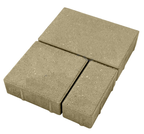 Тротуарная плитка Фабрика Готика Granite Новый город Finerro амфиболит частичный прокрас 240/160/80х160х60 мм рис 2