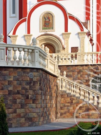 Искусственный камень угловой White Hills Шеффилд 430-45 коричневый рис 4