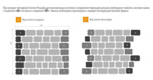 Тротуарная плитка Braer Premium Ривьера туман частичный прокрас 132/165/198/231/265х132х60 мм рис 4