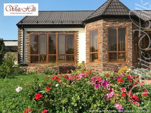 Искусственный камень плоский White Hills Фьорд Лэнд 205-40 коричневый рис 3