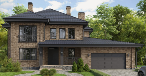 Кирпич клинкерный Edelhaus Klinker Регенсбург М300 1 NF 250х120х65 коричневый рис 2