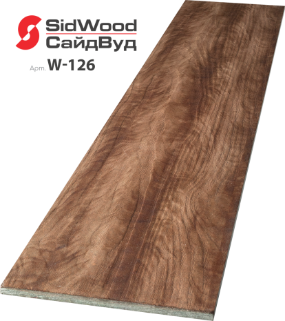 Сайдинг SidWood прямой Premium 3000х190х8 мм W-126 рис 1