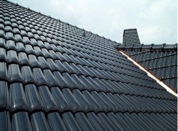 Керамическая черепица рядовая Erlus Forma титаново-серебристый  ангоб 465х295 мм рис 3