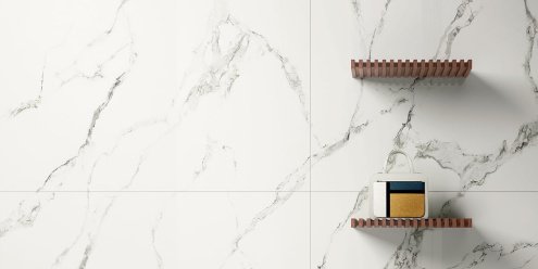 Керамогранит Graniti Fiandre Marmi Maximum цвет: Calacata Bellissimo, поверхность: Lucidato (полированная) размер: 1500х3000х6мм, рядовая плитка рис 2