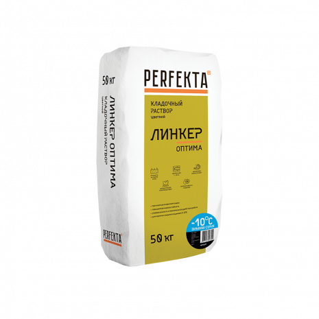 Кладочный раствор Perfekta Линкер Оптима Зимняя серия, цвет: черный (мешок 50кг) рис 1