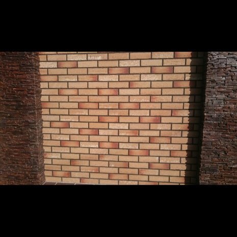 Клинкерная плитка Stroeher Steinlinge 7370 372 amberbeige 240х71х14 мм плоский элемент рис 7