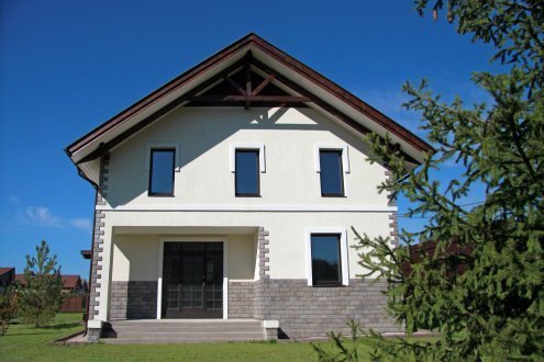 Искусственный камень плоский White Hills Йоркшир 406-80 серый рис 2