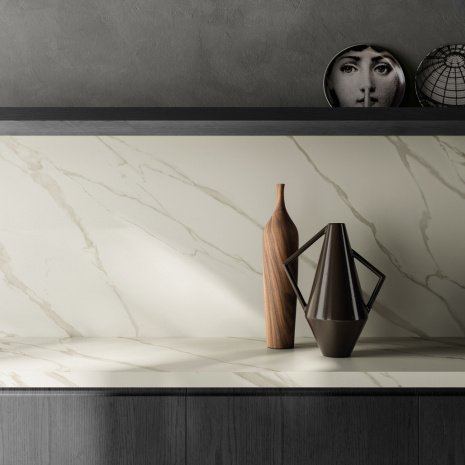 Керамогранит Italon Metropolis Calacatta Gold naturale/rettificato 1600х800х9мм рядовая плитка 610010002340 рис 4