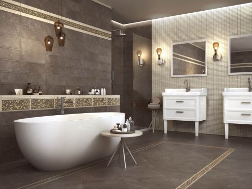 Керамическая плитка Kerama Marazzi Орсэ коричневый матовая 400х72х8мм бордюр AD/A364/15106 рис 3