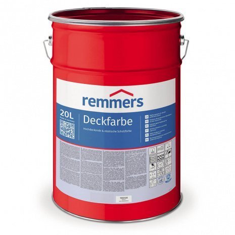Краска Remmers Deckfarbe база 1 RAL9016 20л рис 1