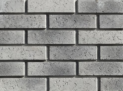 Искусственный камень плоский Atlas Stone Шамотный кирпич 022 серый рис 1