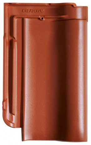 Керамическая черепица рядовая Creaton Harmonie nuance rot  ангоб 410х250 мм рис 4