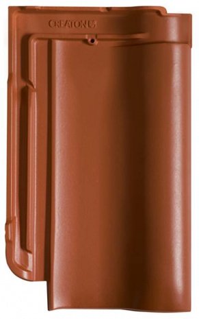 Керамическая черепица рядовая Creaton Harmonie nuance kupferrot  ангоб 410х250 мм рис 4