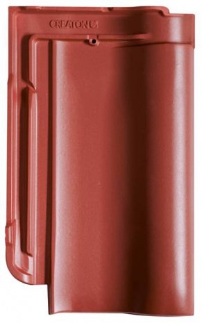 Керамическая черепица рядовая Creaton Harmonie nuance wienrot  ангоб 410х250 мм рис 4