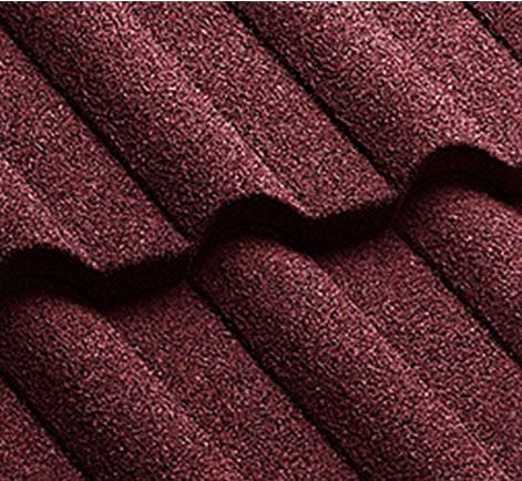 Композитная черепица гонт Gerard Milano Burgundy с посыпкой 1335х410 мм рис 1
