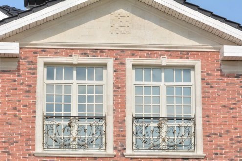 Декоративное изделие из бетона Eco Stone (Эко Стоун) цвет: 00, размер: 500х180х100мм, Карниз К-08 правый рис 3