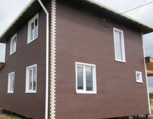 Искусственный камень плоский Eco Stone Клинкер 07-06 коричневый рис 3