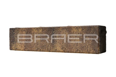 Тротуарная плитка Braer Premium Ригель 2.0 Color Mix мальва частичный прокрас 320х80х60 мм рис 3