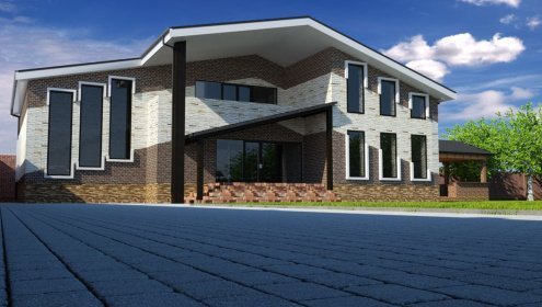 Искусственный камень плоский White Hills Бремар 485-40 коричневый рис 3
