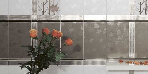 Керамическая плитка Kerama Marazzi Бисер платина глянцевая 250х20х10мм бордюр карандаш 12 рис 2